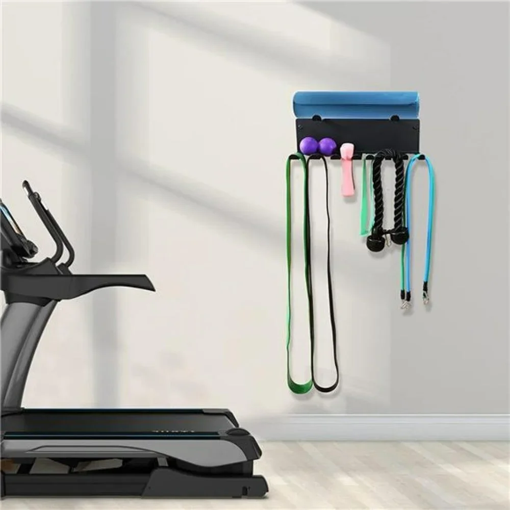 2 Tier Multi-Purpose Storage Rack Resistance Bands Rack Gym Storage Rack - Picture 4 of 7